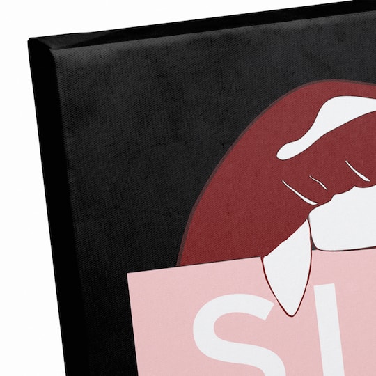 Slay Fangs Canvas Wall Art